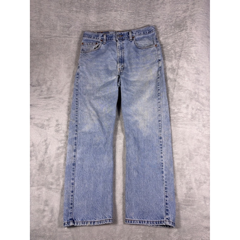 Vintage Levi's Jeans 505 Regular Fit Straight Leg Mens 34x28.5 Blue